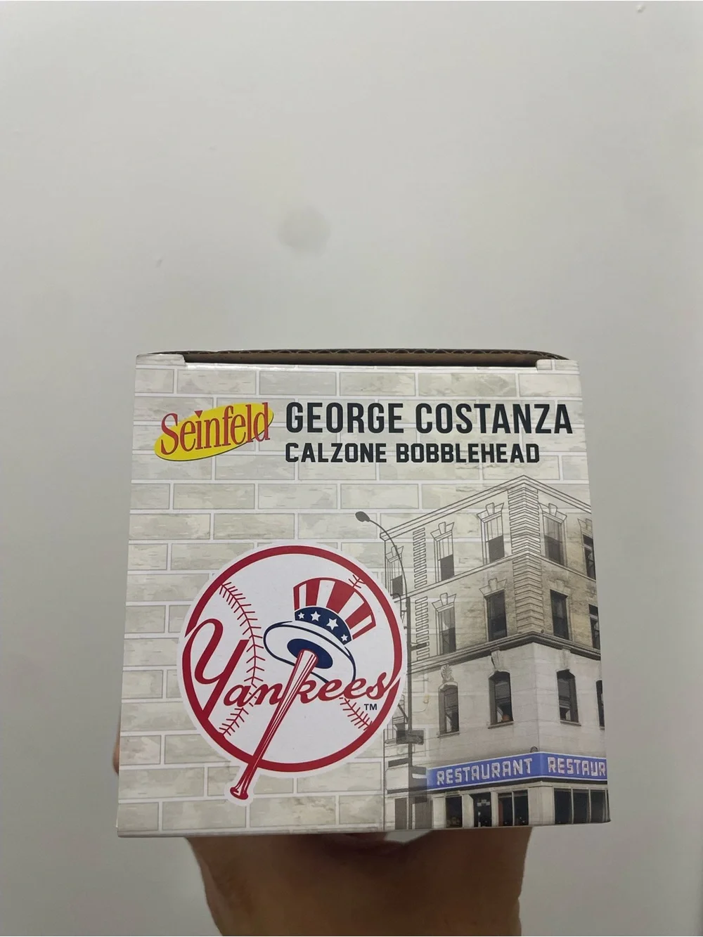 2026 New York Yankees Seinfeld George Costanza Calzone Bobblehead 8/27 In Hand